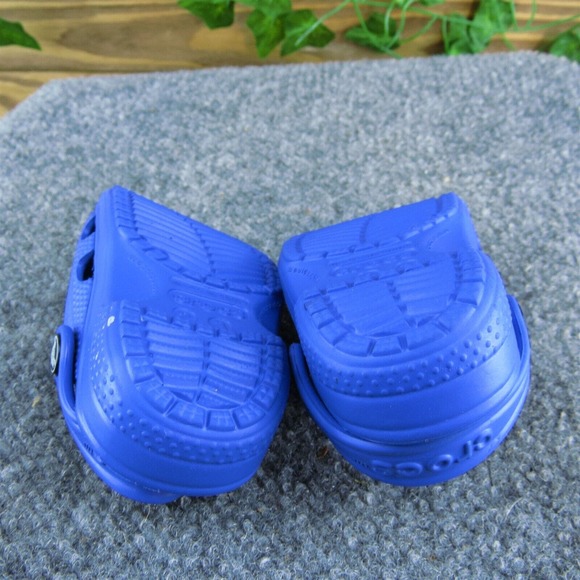 Crocs Unisex Fisherman Shoes Blue Synthetic Slip On Size T 2-3 Medium - Picture 9 of 9